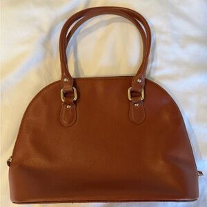 Brown leather bag
